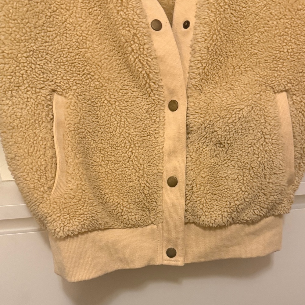 Women's Tan Teddy Jacket - Picture 5 of 13